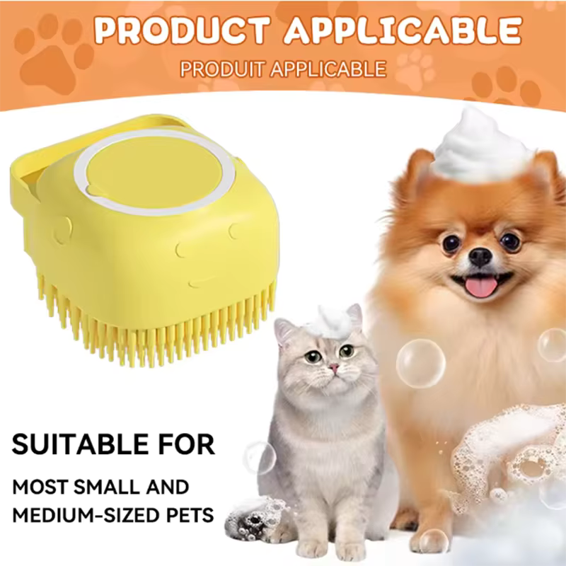 New Bath Massage Brush Bathroom for Puppy