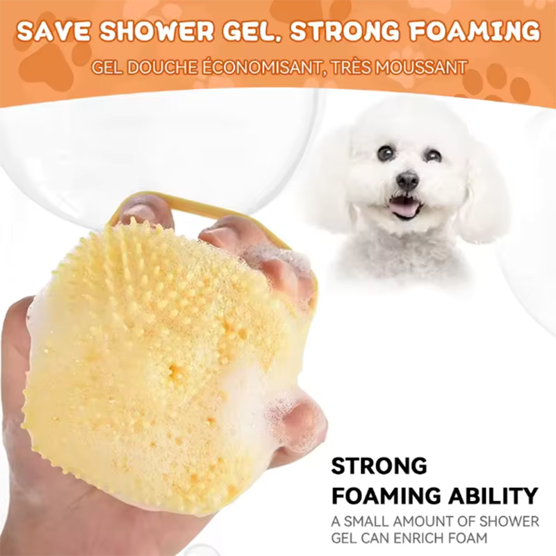 New Bath Massage Brush Bathroom for Puppy